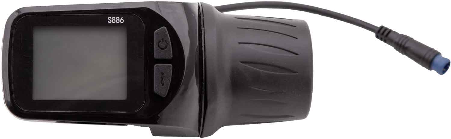 sxt-light-gasgriff-mit-tachoanzeige-48v-schwarz image 2
