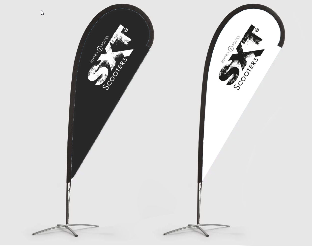 sxt-light-beachflag-schwarz-64x202-cm-mit-standfu image 2