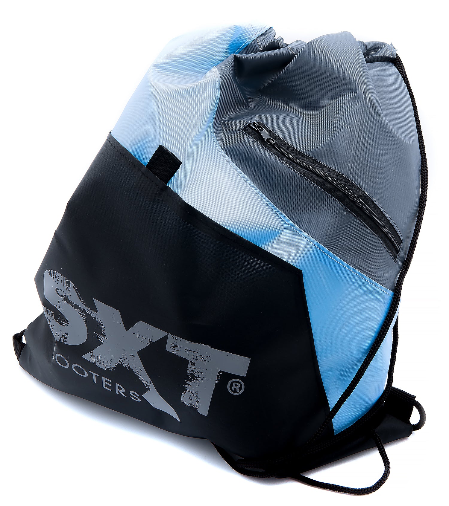sxt-light-turnbeutel-polyester-schwarz-hellblau image 1