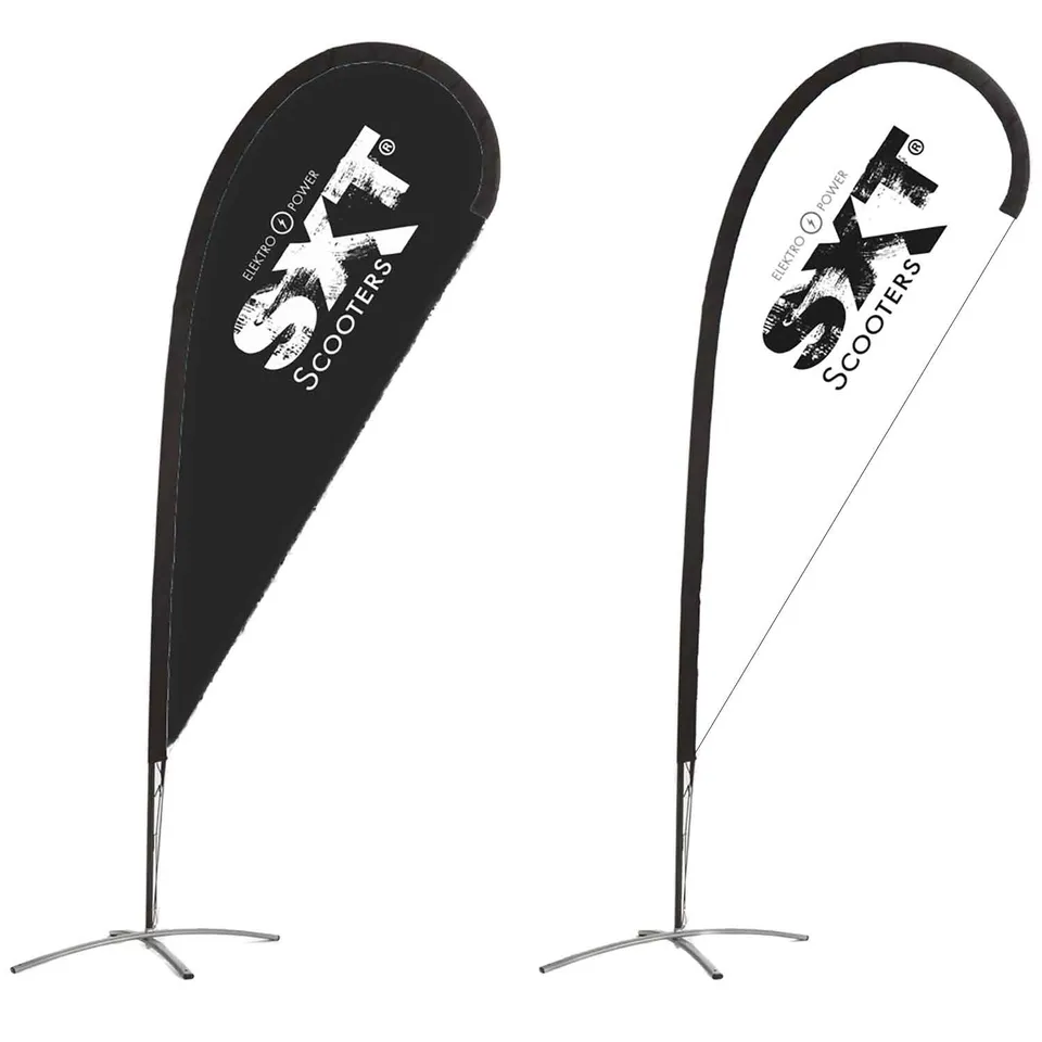 sxt-light-beachflag-schwarz-64x202-cm-mit-standfu image 1