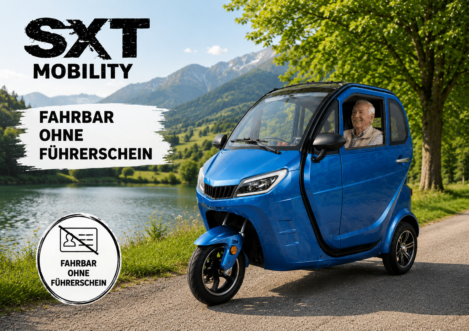 sxt-urbancruiser-ecodrive-e-kabinenroller-25-km-h-blau-60-km image 1